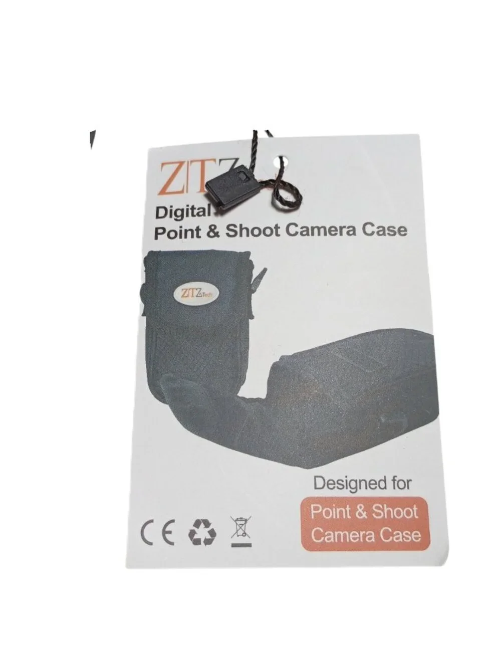 Zitz Tech Zt-Ps1 Digital Point And Shoot Camera Case Padded Strap Black Nylon